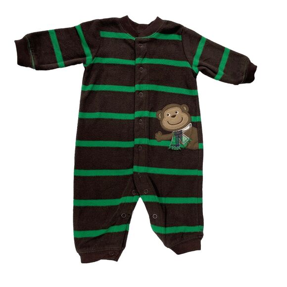 Lot of 4 Baby Boys 3M Carters Hoodie, Bodysuit, Shirt & Footless Multicolor - Picture 2 of 10